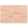 vidaXL Dessus de table 60x40x4 cm rectangulaire bois massif de h&ecirc;tre