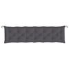 vidaXL Coussins de banc de jardin lot de 2 anthracite tissu Oxford