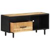 vidaXL Meuble TV 90x30x40 cm Bois de manguier brut