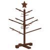 vidaXL Arbre de No&euml;l en bois 75 cm Bambou et bois de pin massif