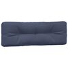 vidaXL Coussins palette lot de 7 tissu bleu marine
