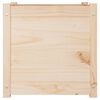 vidaXL Jardini&egrave;res d'ext&eacute;rieur 2 pcs 50x50x50 cm bois de pin massif
