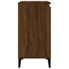 vidaXL Tables de chevet 2pcs chêne marron 40x35x70cm bois d'ingénierie