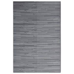 vidaXL Tapis d'ext&eacute;rieur ARAKIL anthracite 140x200 cm PP