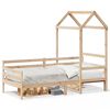 vidaXL Lit de jour avec toit sans matelas 80x200 cm bois massif
