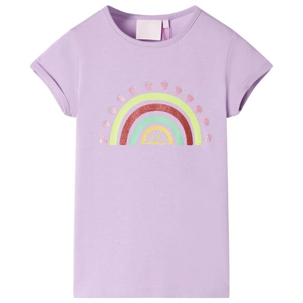 T-shirt pour enfants lilas 116