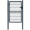 vidaXL Portillon Acier 100x200 cm Anthracite