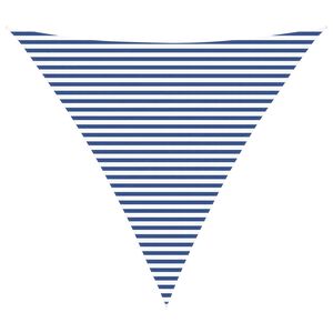 vidaXL Voile d'ombre Bleu et Blanc 5 x 5 x 5 m 100 % polyester Oxford