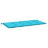 vidaXL Coussin de banc Tissu Oxford Turquoise 120 x 50 x 3 cm