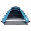 vidaXL Tente de camping à dôme 4 personnes bleu imperméable