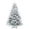 vidaXL Sapin de No&euml;l artificiel avec 300 LED Blanc 240 cm PE et PVC