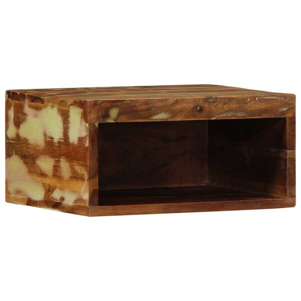 vidaXL Meubles TV muraux 2 pcs bois massif de r&eacute;cup&eacute;ration