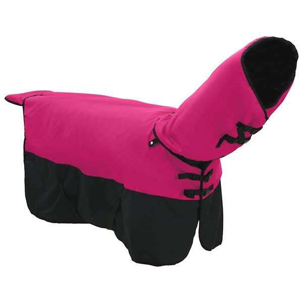 vidaXL Couverture &Eacute;quine Rose et Noir 115 cm Polyester