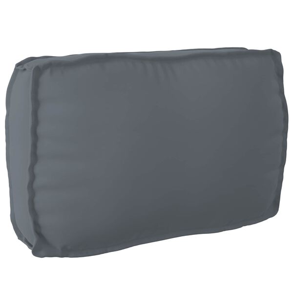 vidaXL Coussin pour dossier de palette Anthracite 70 x 40 x 12 cm