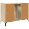 vidaXL Meuble d'&eacute;vier ch&ecirc;ne sonoma 80x33x60 cm bois d'ing&eacute;nierie