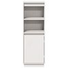 vidaXL Buffet haut Blanc 37x34x110 cm Bois massif de pin