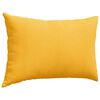 vidaXL Coussins de canapé 2 pcs Jaune clair 60 x 40 cm
