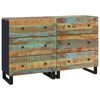 vidaXL Buffets 2 pcs 60x33x75 cm Bois massif de r&eacute;cup&eacute;ration