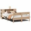 vidaXL Lit biblioth&egrave;que sans matelas 150x200 cm bois massif de pin