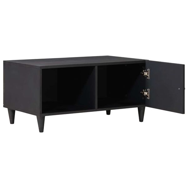 vidaXL Table basse Multicolore 80 x 50 x 40 cm Bois de mangue massif