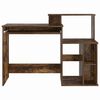 vidaXL Bureau Ch&ecirc;ne fum&eacute; 120,5 x 44 x 88,5 cm Bois d'ing&eacute;nierie