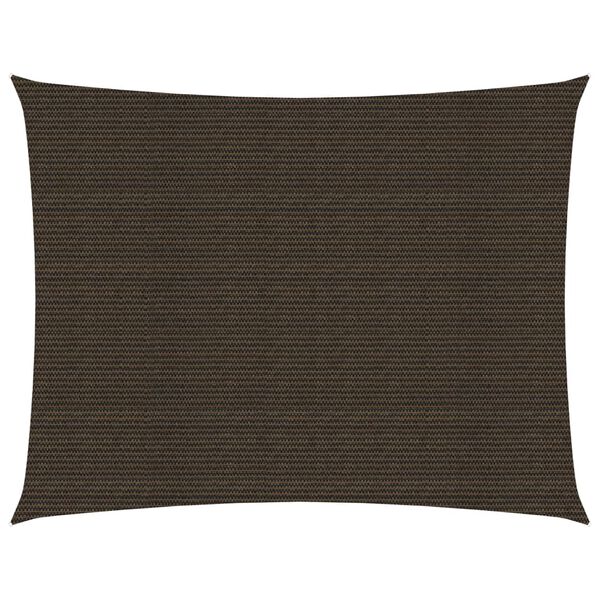 vidaXL Voile d'ombrage 160 g/m² Marron 3x4 m PEHD