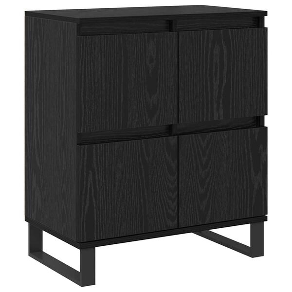vidaXL Buffet Ch&ecirc;ne noir 60 x 35 x 70 cm