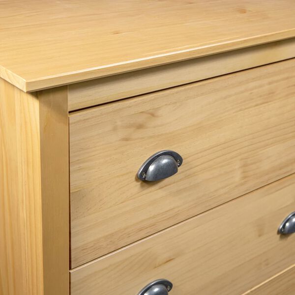 vidaXL Buffet Hill avec 4 tiroirs 79x40x110 cm Bois de pin solide