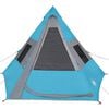 vidaXL Tente de camping tipi 7 personnes bleu imperméable