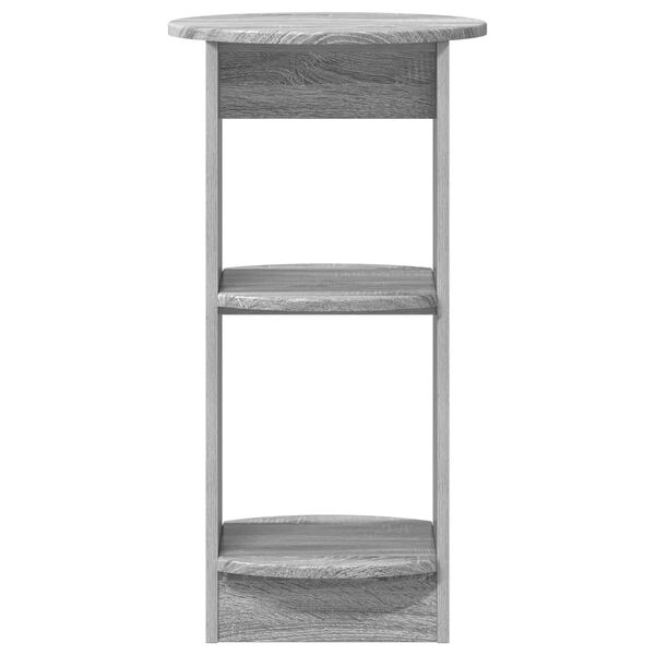 vidaXL Meuble d'appoint Gris Sonoma 40 x 40 x 75 cm Bois d&rsquo;ing&eacute;nierie