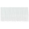 vidaXL Rideau en Dentelle Floral Blanc 160 x 500 cm Polyester