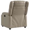 vidaXL Fauteuil inclinable Cappuccino Similicuir