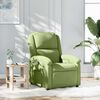 vidaXL Fauteuil inclinable vert clair velours