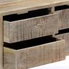 vidaXL Buffet 140x30x60 cm Bois de manguier massif
