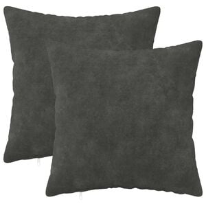 vidaXL Housse de coussin 2 pcs HEERLEN Anthracite 30 x 30 cm