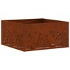 vidaXL Boule de feu Rouill&eacute; 60 x 60 x 30 cm Acier patin&eacute;