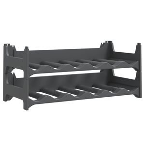 vidaXL Casier à vin pour 12 bouteilles PP empilable