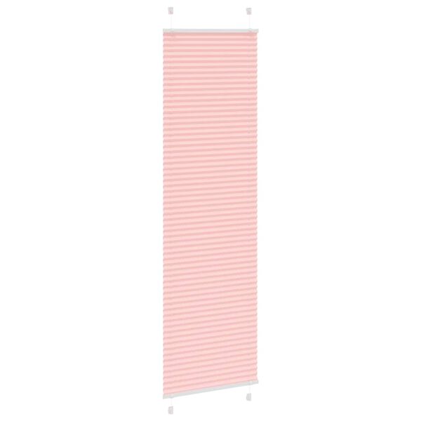 vidaXL Store pliss&eacute; rose 55x200 cm largeur du tissu 54,4 cm polyester