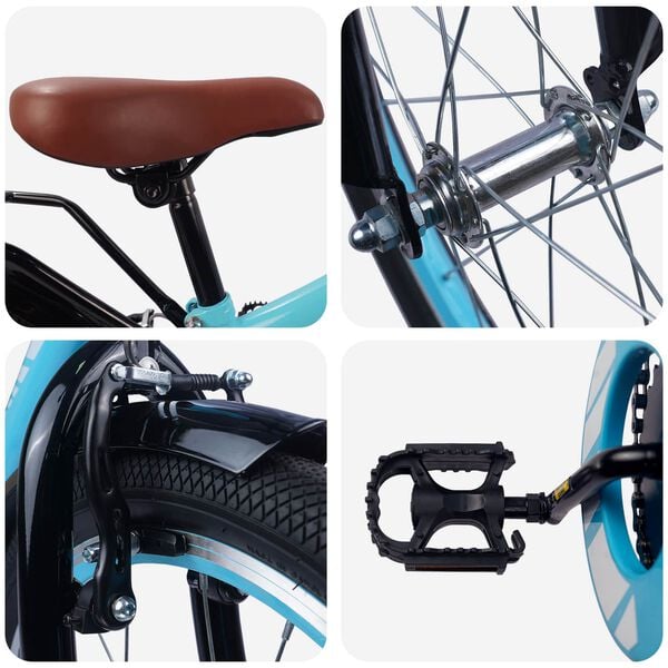 vidaXL V&eacute;lo pour Enfants 20 Pouces pour les enfants de 6 &agrave; 11 ans