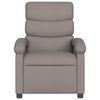 vidaXL Fauteuil inclinable électrique Taupe Tissu