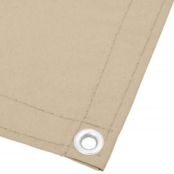 vidaXL &Eacute;cran de balcon beige 90x800 cm 100% polyester oxford
