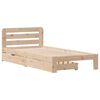 vidaXL Cadre de lit sans matelas 90x200 cm bois de pin massif