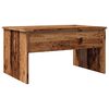 vidaXL Table basse vieux bois 80x50,5x41,5 cm bois d'ing&eacute;nierie