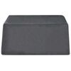 vidaXL Coussin pour les jambes Uni Gris