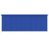 vidaXL Store roulant d'ext&eacute;rieur 400x140 cm Bleu PEHD