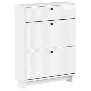 vidaXL Cabinet &agrave; chaussures EDE 78 x 24 x 103 cm Bois d'ing&eacute;nierie