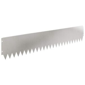 vidaXL Bordure de Pelouse 20 pcs 103 x 20 cm Acier Argent&eacute;