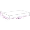 vidaXL &Eacute;tag&egrave;res flottantes 2 pcs ch&ecirc;ne et blanc 50x23x3,8 cm MDF