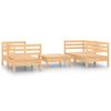 vidaXL Salon de jardin 5 pcs Bois de pin massif