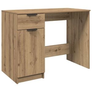 vidaXL Bureau ch&ecirc;ne artisanal 100x50x75 cm bois d'ing&eacute;nierie